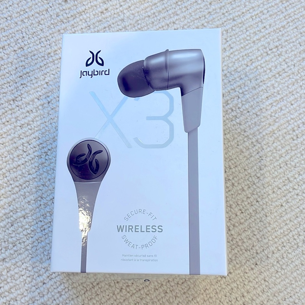Jaybird X3 Secure-Fit Wireless Sweat-Proof Earbuds